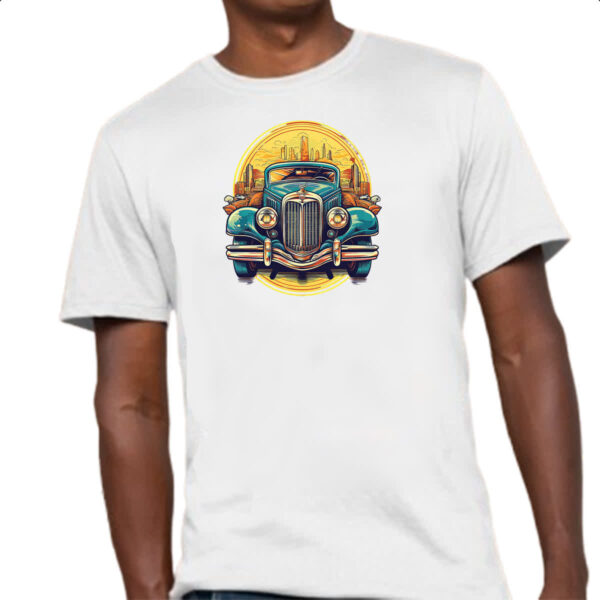 Camiseta Unissex Vintage Carro Classico 04 - Imagem 4