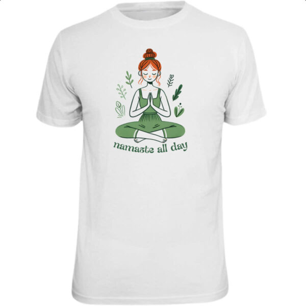 Camiseta Unissex Yoga all day