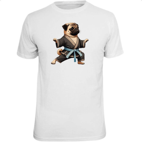 Camiseta Unissex Pug Karate