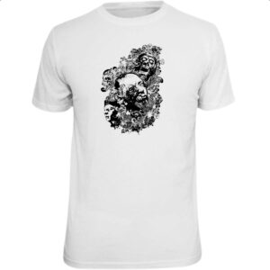 Camiseta Unissex Zumbis psicodelico arte