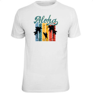 Camiseta Unissex Aloha Hawaii Vintage Style
