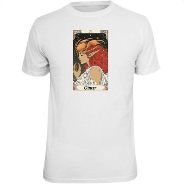Camiseta Unissex Carta Taro Signo Cancer