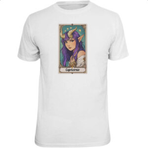 Camiseta Unissex Carta Taro Signo Capricornio