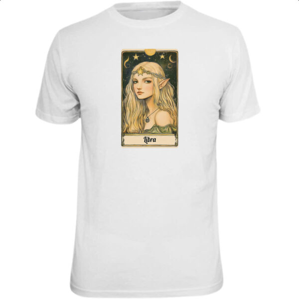 Camiseta Unissex Carta Taro Signo Libra