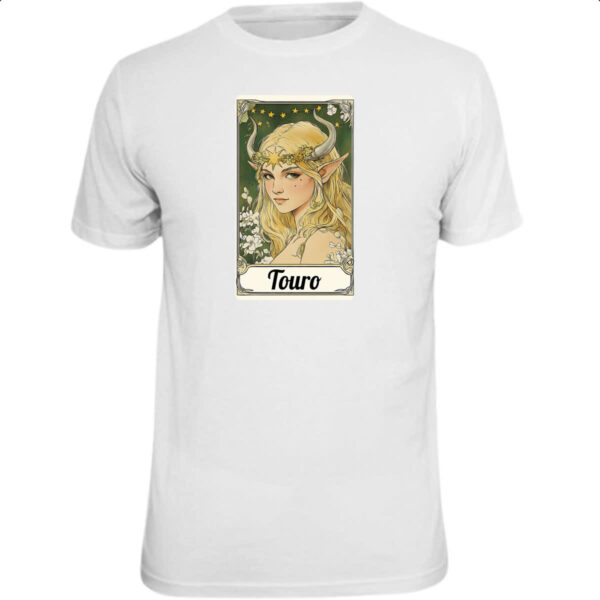 Camiseta Unissex Carta Taro Signo Touro
