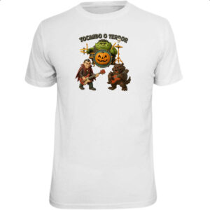 Camiseta Unissex Tocando o terror