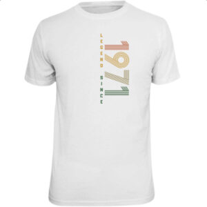 Camiseta Unissex Legend Since 1971
