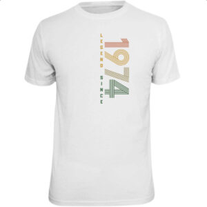 Camiseta Unissex Legend Since 1974
