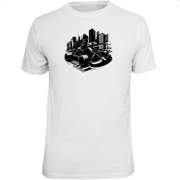 Camiseta Unissex Carrinho Kart Urbano