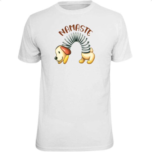 Camiseta Unissex Cachorro Mola Namaste