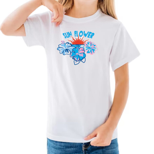 Camiseta Infanto Juvenil Sun Flower - Imagem 3