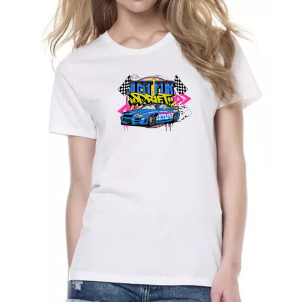 Camiseta Baby Look Skyline Just for Drift - Imagem 2