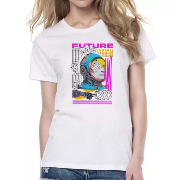 Camiseta Baby Look Urbano visao futura - Imagem 2