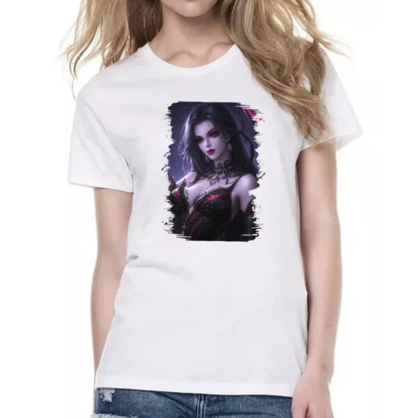 Camiseta Baby Look Vampire Queen - Imagem 2