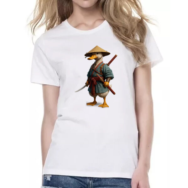 Camiseta Baby Look Pato Samurai - Imagem 2