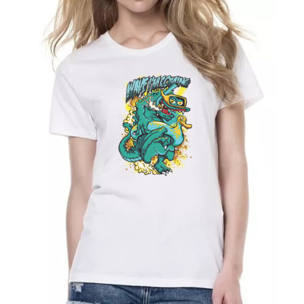 Camiseta Baby Look Monstro Wave Im Coming - Imagem 2