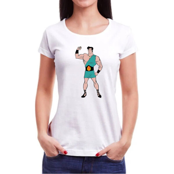 Camiseta Baby Look Nostalgia Porderoso Hercules - Imagem 3