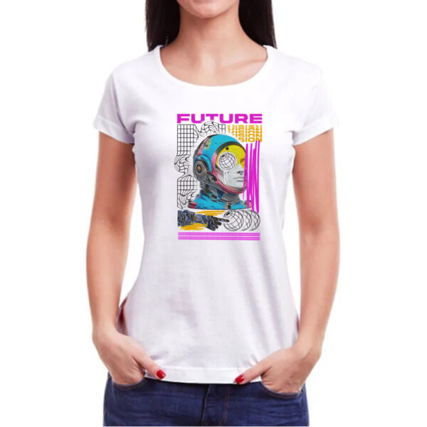 Camiseta Baby Look Urbano visao futura - Imagem 3