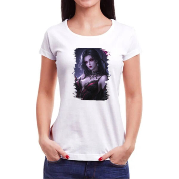 Camiseta Baby Look Vampire Queen - Imagem 3