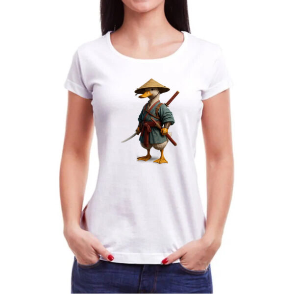 Camiseta Baby Look Pato Samurai - Imagem 3