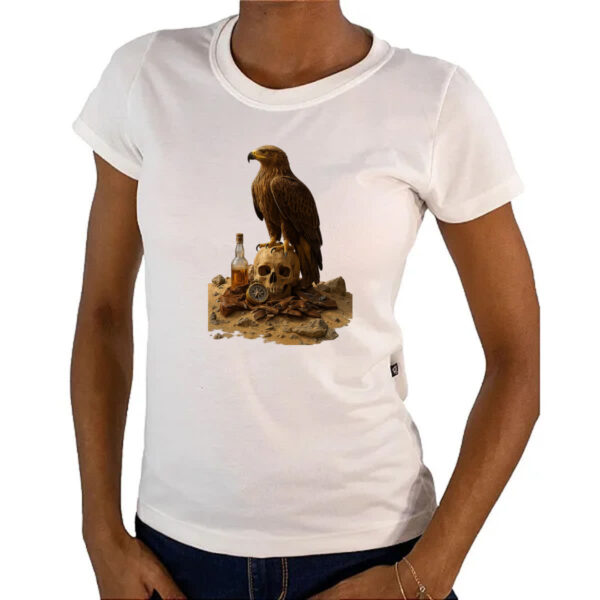Camiseta Baby Look Aguia e a morte do deserto - Imagem 4