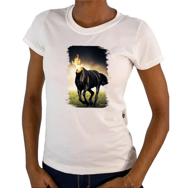 Camiseta Baby Look Mula sem cabeca - Imagem 4