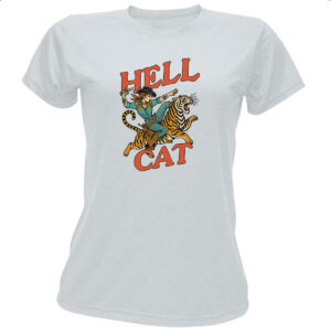 Camiseta Baby Look Hell Cat Girl