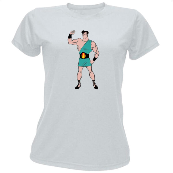 Camiseta Baby Look Nostalgia Porderoso Hercules