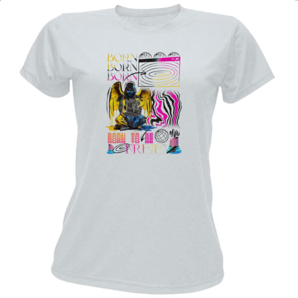 Camiseta Baby Look Urbano Born to be Free