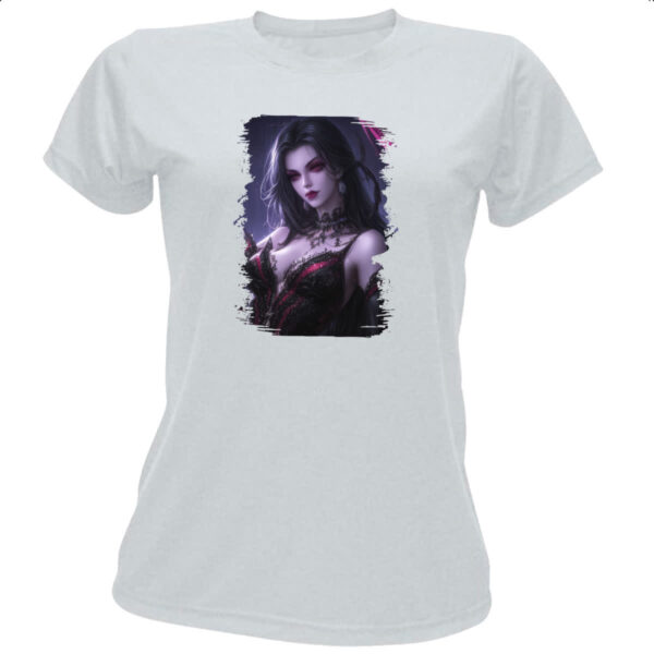Camiseta Baby Look Vampire Queen