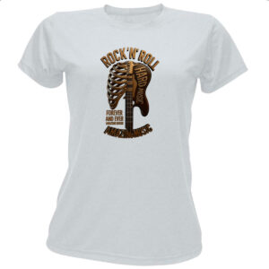 Camiseta Baby Look Rock Roll Hard Music
