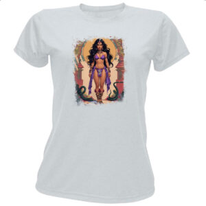 Camiseta Baby Look Mereteseguer deusa das serpentes