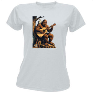 Camiseta Baby Look Pe grande tocando violao