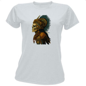Camiseta Baby Look Totem Caveira Indigena