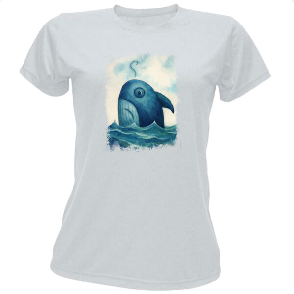 Camiseta Baby Look Tubarao indeciso