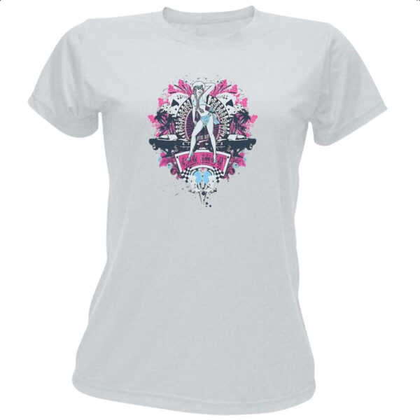Camiseta Baby Look Las vegas motor show