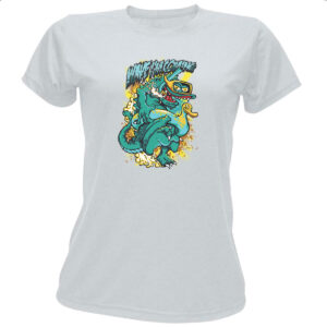 Camiseta Baby Look Monstro Wave Im Coming