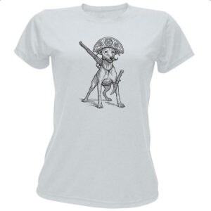 Camiseta Baby Look Caramelo Cangaceiro Grafite