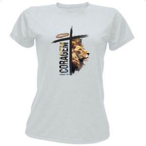 Camiseta Baby Look Coragem Josue 1-9