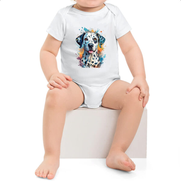 Body infantil Dalmata Watercolor Arte - Imagem 2