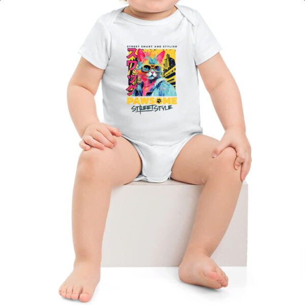 Body infantil Pawsome Street Style - Imagem 2