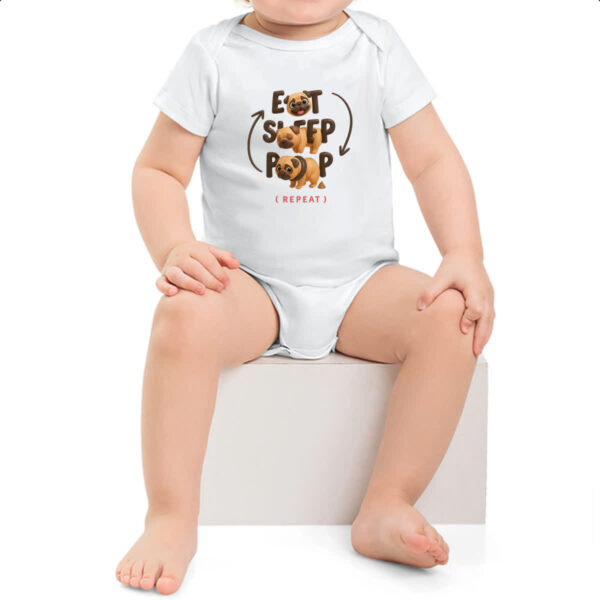Body infantil Pug e o seu ciclo - Imagem 2