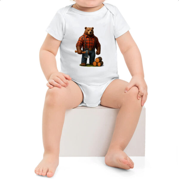 Body infantil Urso Lenhador - Imagem 2