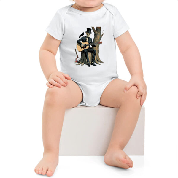Body infantil Esqueleto tocando violao - Imagem 2