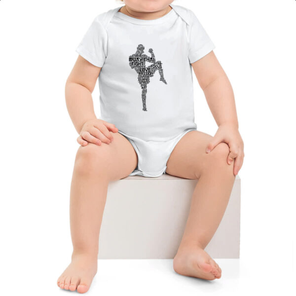 Body infantil Muay Thai Palavras - Imagem 2