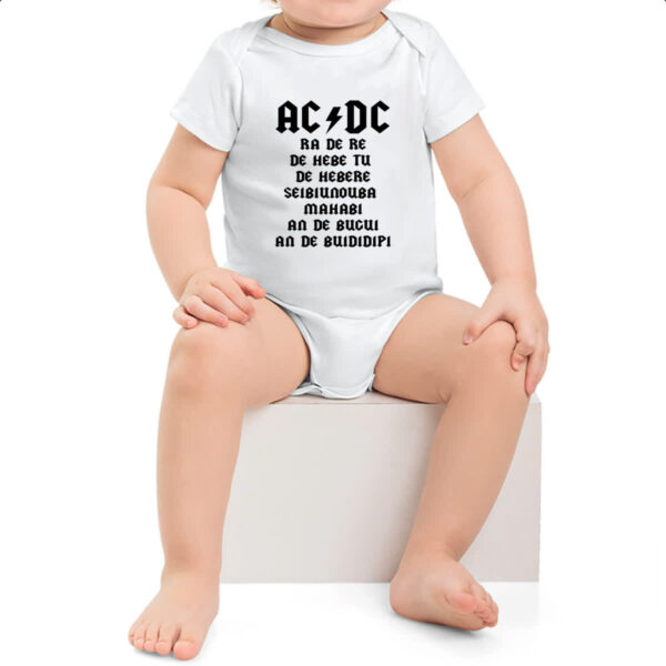 Body infantil AC DC Ragatanga - Imagem 2