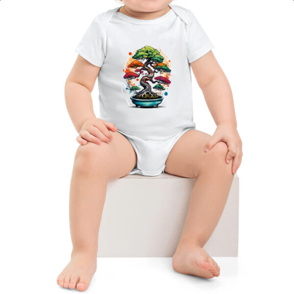 Body infantil Bonsai Watercolor Arte - Imagem 2