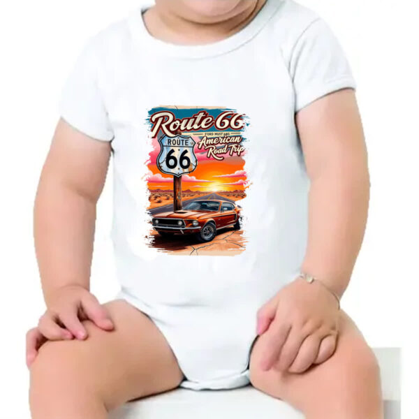 Body infantil Mustang Route 66 - Imagem 4