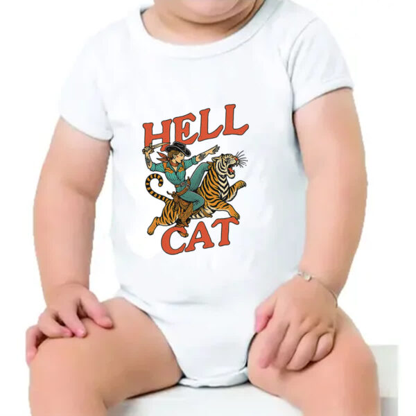 Body infantil Hell Cat Girl - Imagem 4
