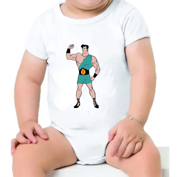 Body infantil Nostalgia Porderoso Hercules - Imagem 4